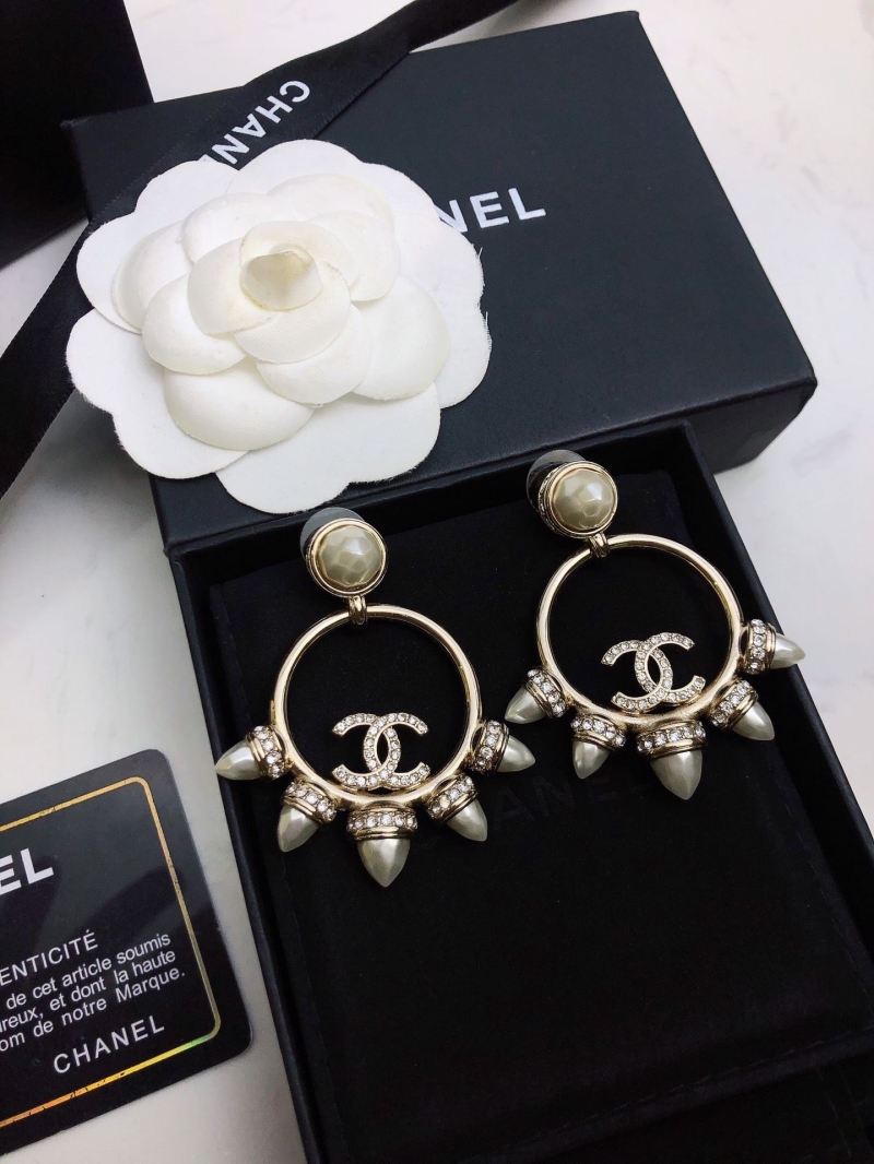 Ch*el earrings
